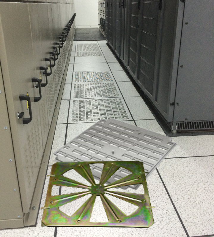 Netline Perforated Panel in Data Centre Application